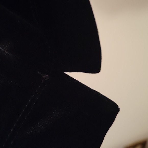 Max Studio Velour Full Zip Hooded Sweatshirt, Size Large - Picture 4 of 9